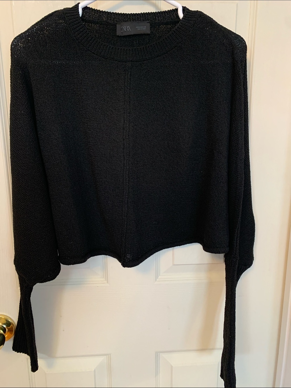 Zara Black Cropped Shrug